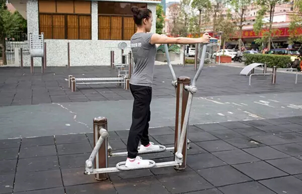 户外健身器材-单人平步机